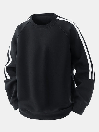 Wayne - Vintage Stripe Crewneck Sweatshirt | By Mason & Reed London
