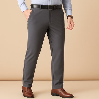 Felix - Stretchy Fit Pleated Suit Pants | By Mason & Reed London