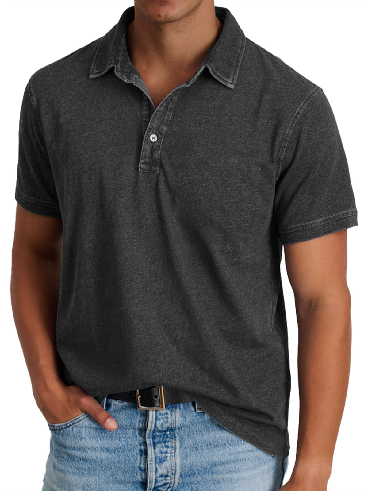 Rocco - Classic Textured Button Shirt | By Mason & Reed London