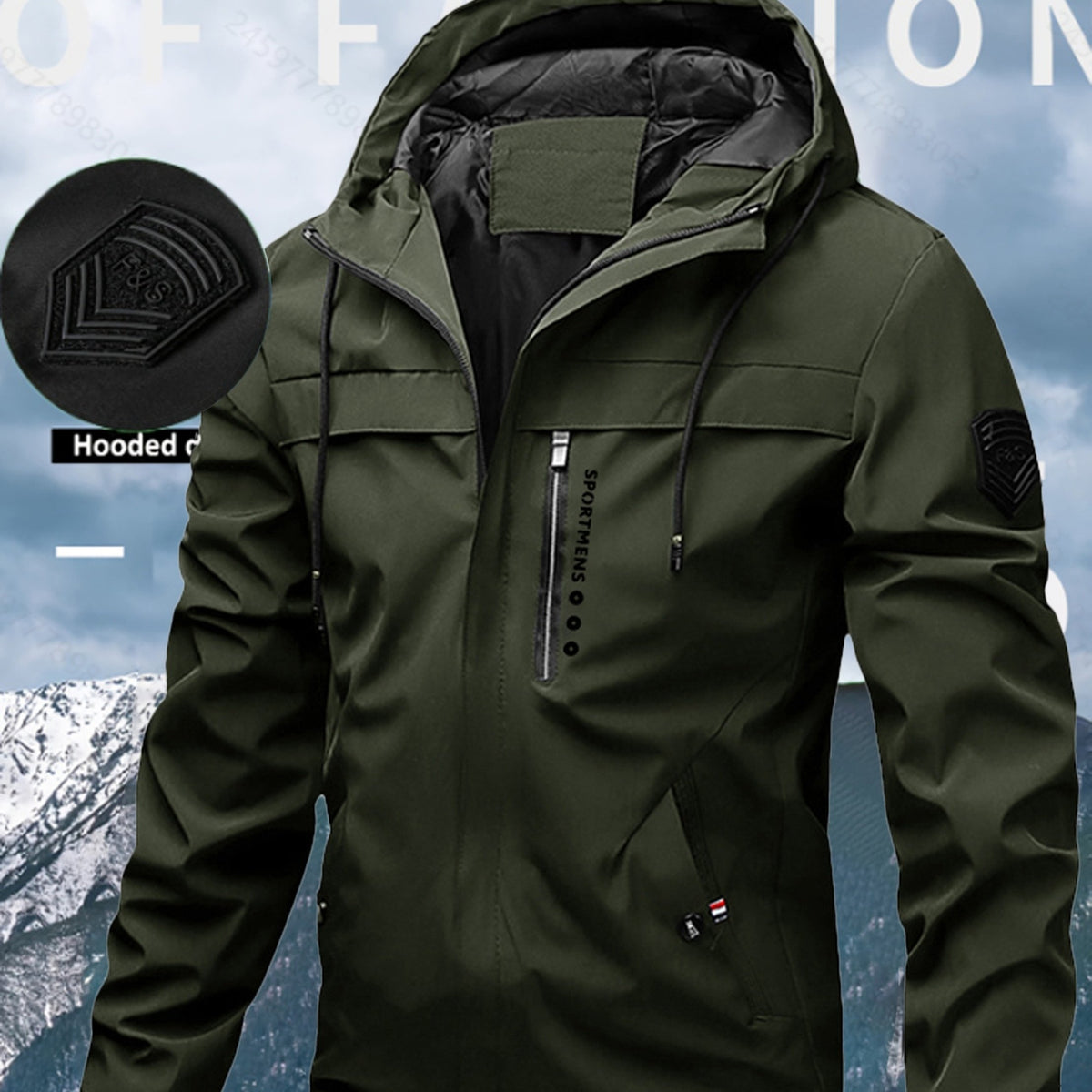 Walter -  Active Hooded Jacket | By Mason & Reed London