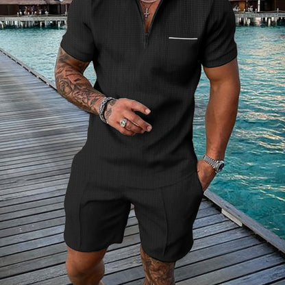 Tomas - Short-Sleeve Polo Set | By Mason & Reed London