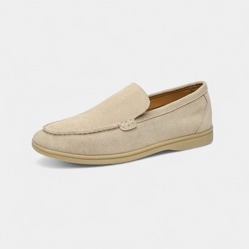 Keith - Timeless Suede Slip-On Loafers | By Mason & Reed London