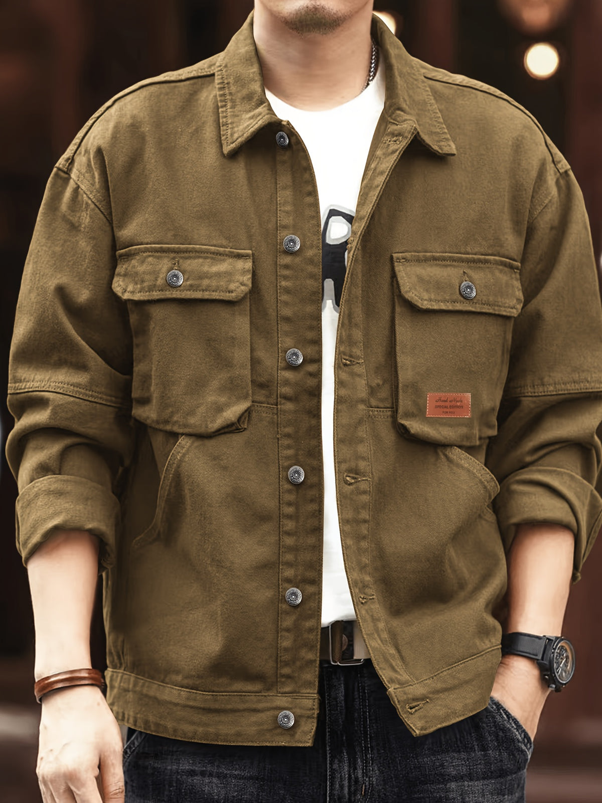 Greg - Casual Multi-Pocket Jacket | By Mason & Reed London
