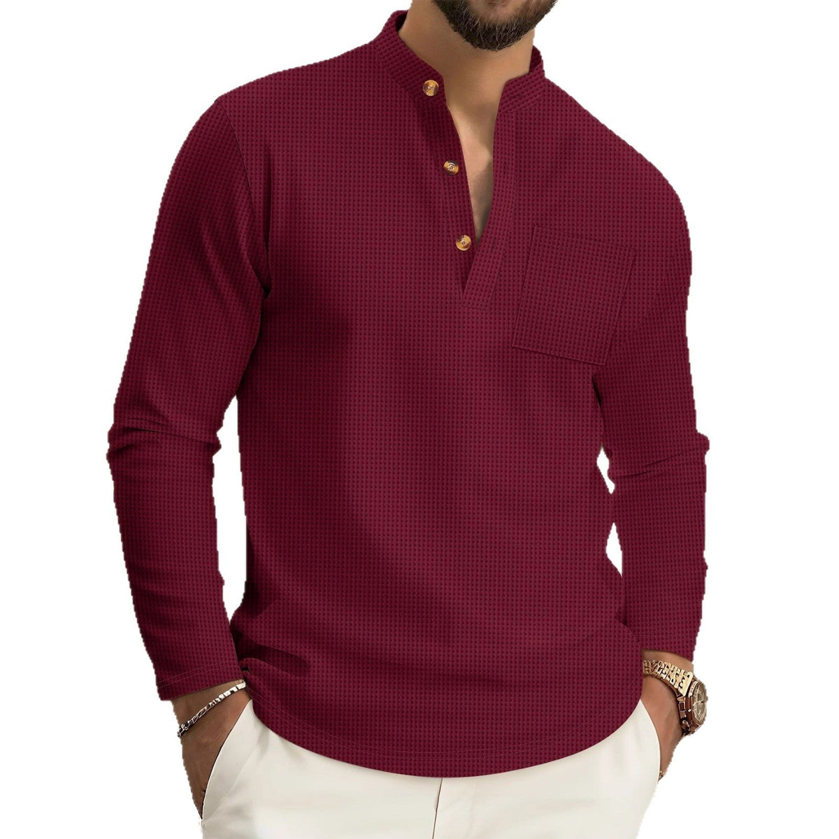 Ronan - Soft Touch Modern Collar Shirt | By Mason & Reed London