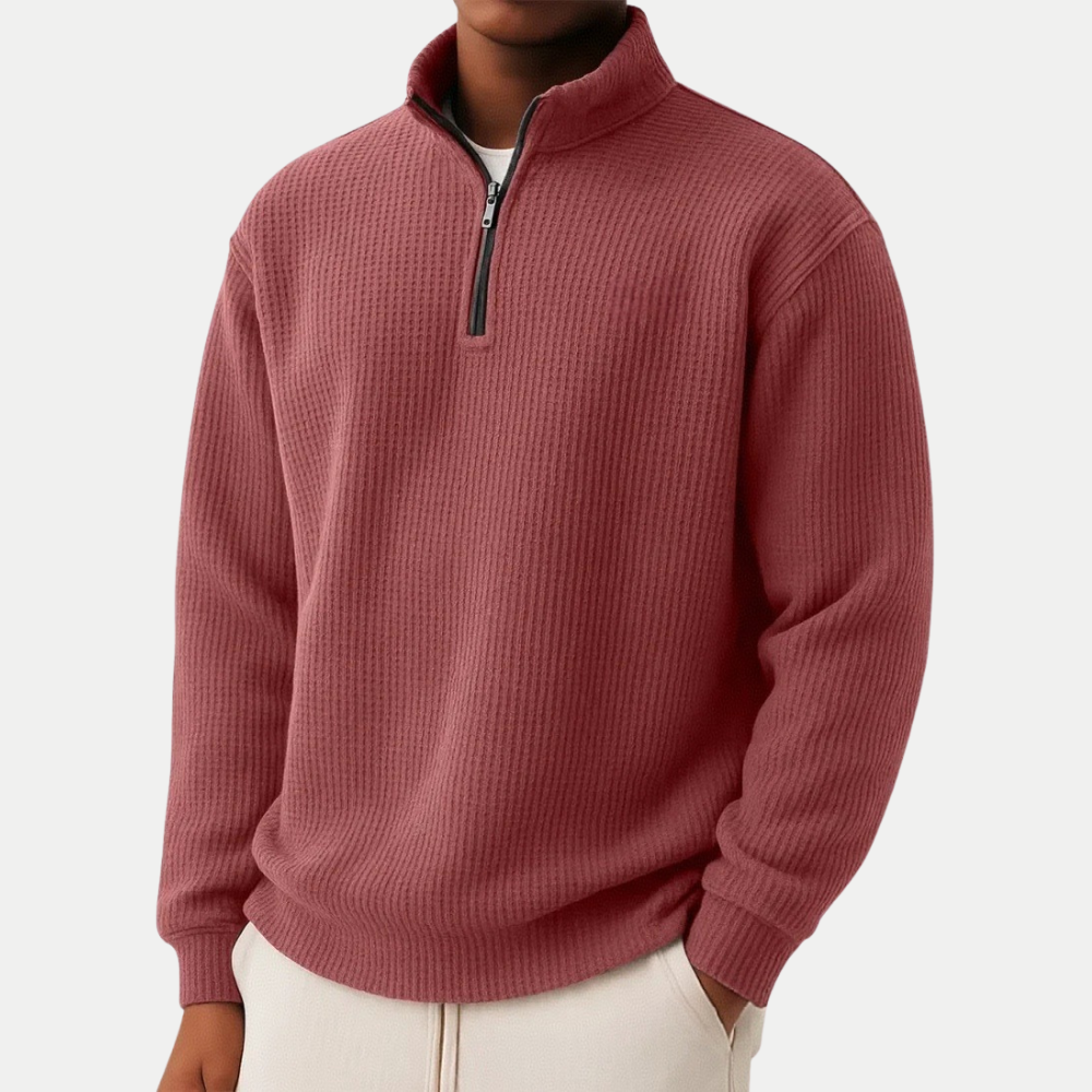 Chase - Zip Sweater | By Mason & Reed London