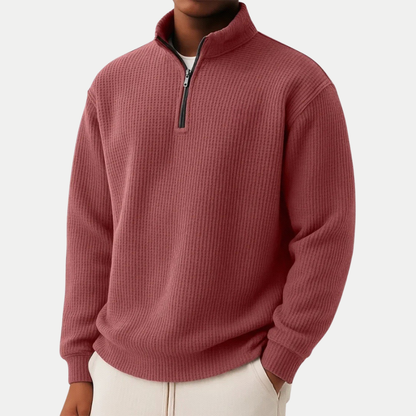 Chase - Zip Sweater | By Mason & Reed London