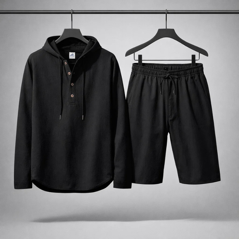 Rafferty - Casual Linen Shirt & Shorts Set | By Mason & Reed London
