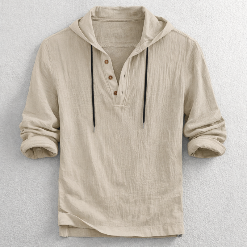 Tiernan - Relaxed Utility Hoodie Shirt | By Mason & Reed London