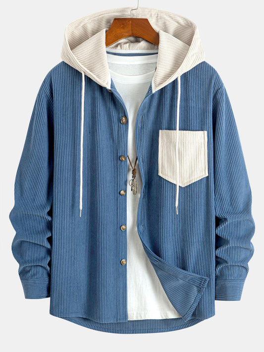 Edwin - Casual Hooded Shirt Jacket | By Mason & Reed London