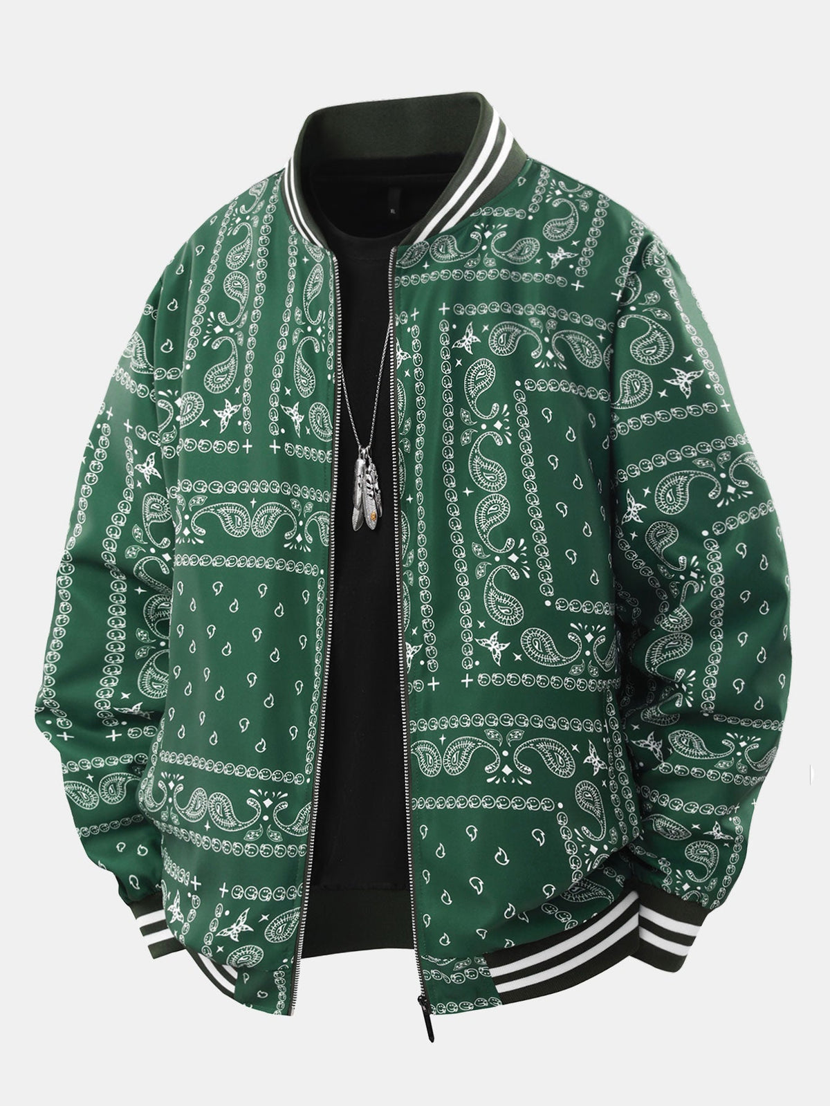 Kevin - Vintage Paisley Baseball Jacket | By Mason & Reed London
