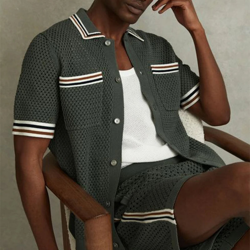 Kody - Smart Casual Knit Polo Shirt | By Mason & Reed London