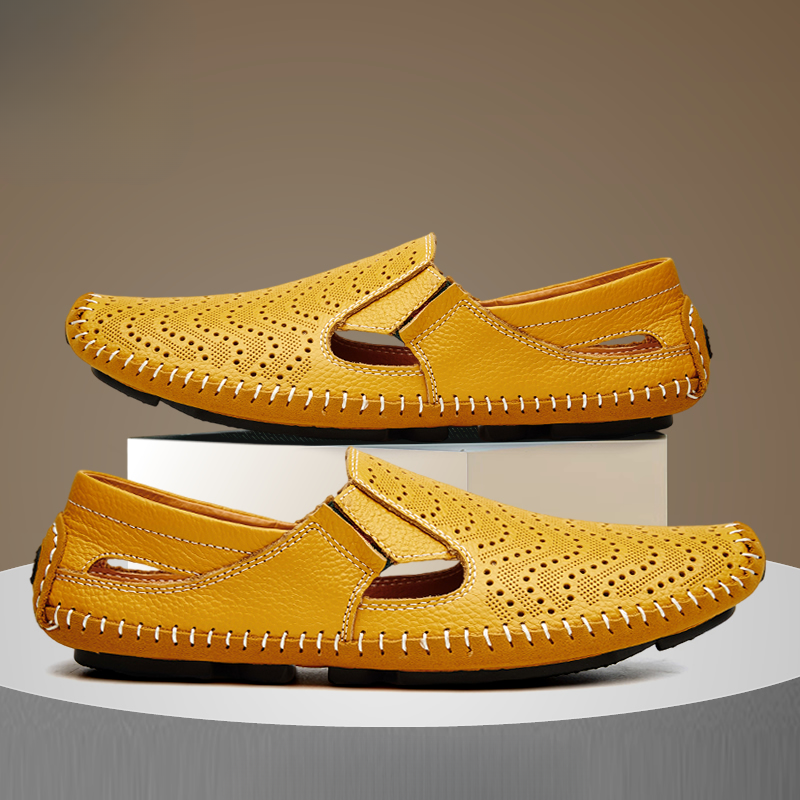 Leory - Classic Italian Comfort Sandals | By Mason & Reed London