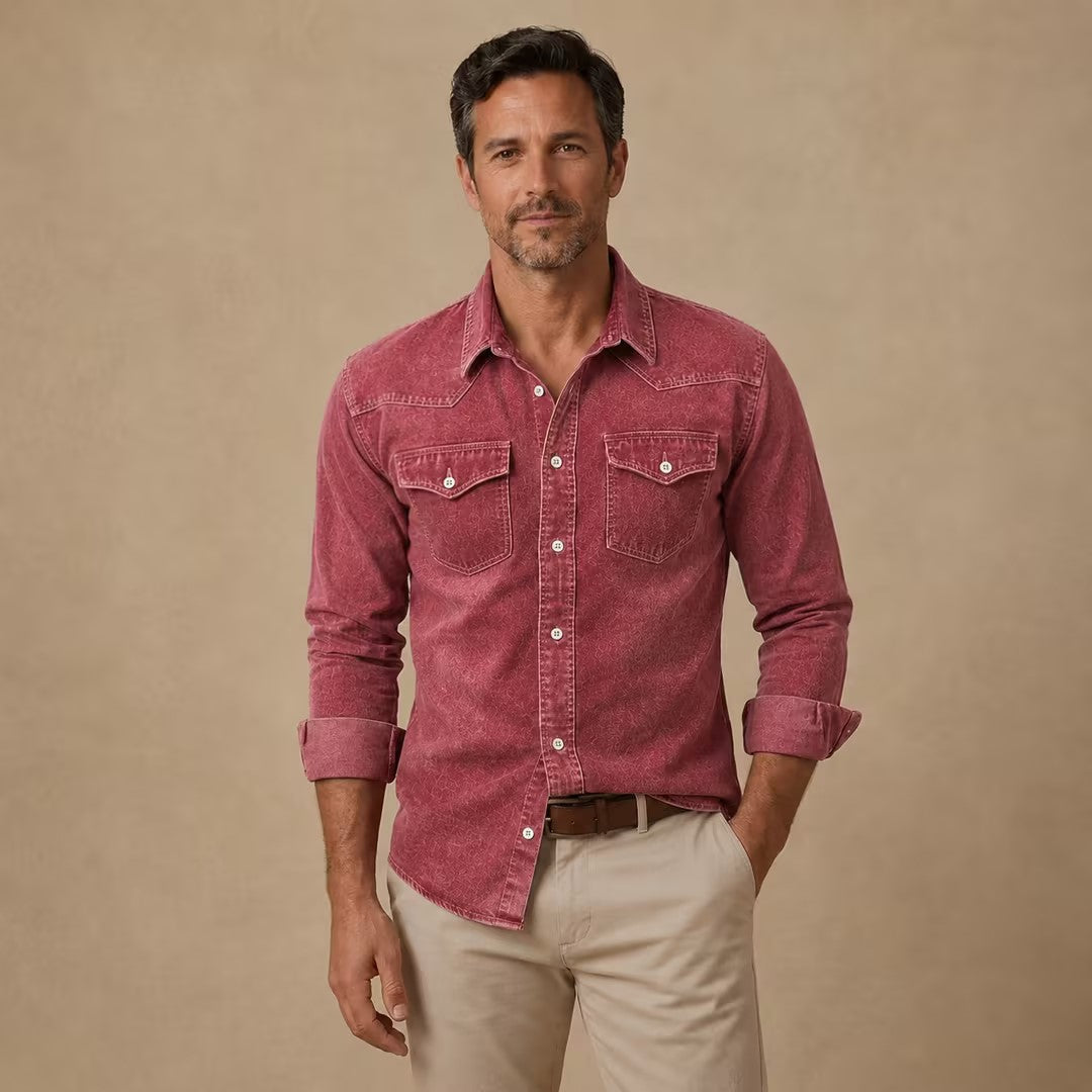 Christian - Heritage Long Sleeve Work Shirt | By Mason & Reed London