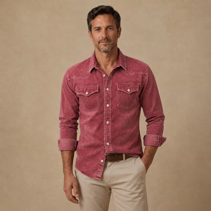 Christian - Heritage Long Sleeve Work Shirt | By Mason & Reed London