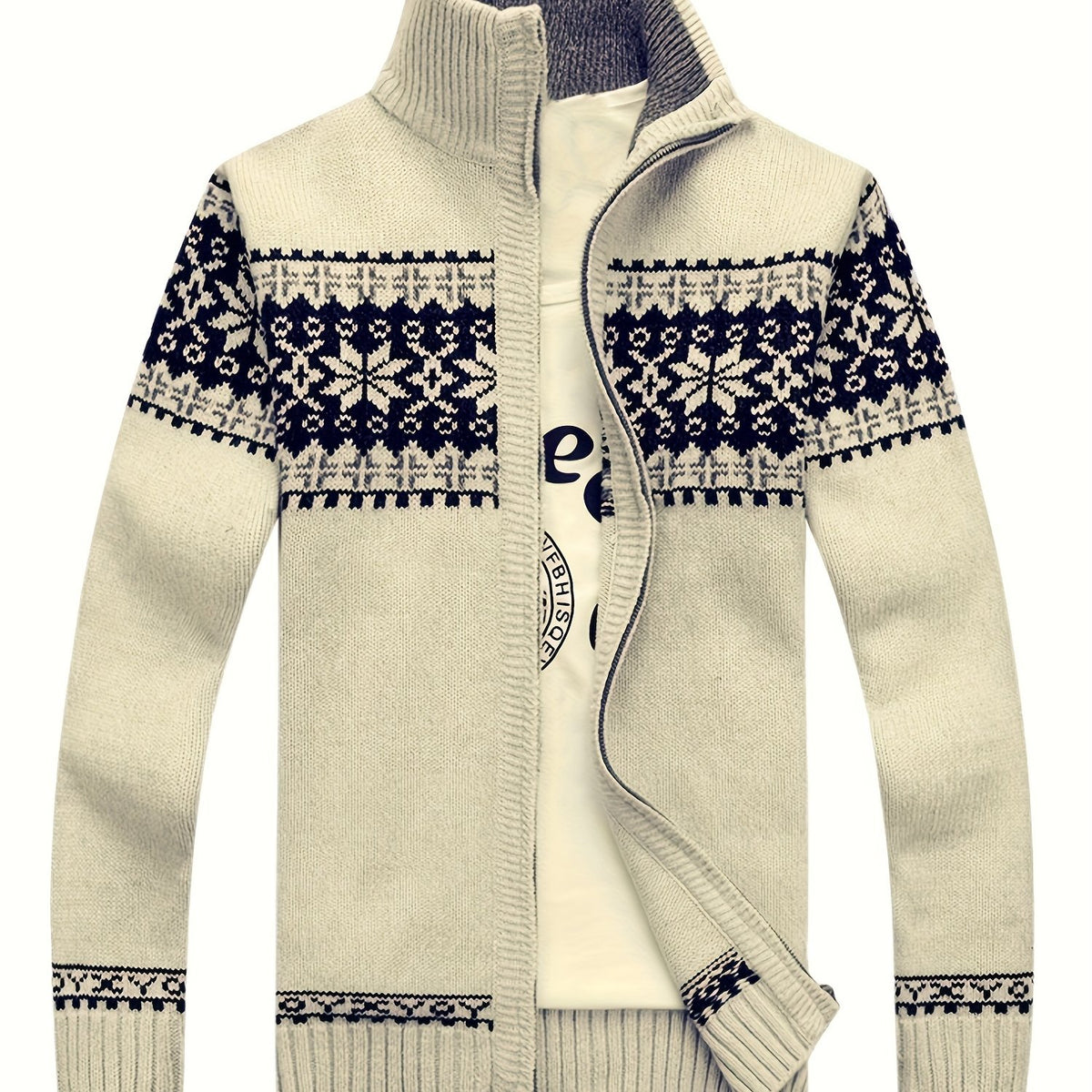 Abraham - Heritage Patterned Cardigan | By Mason & Reed London