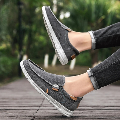 Maxime - Classic Comfort Canvas Loafers | By Mason & Reed London