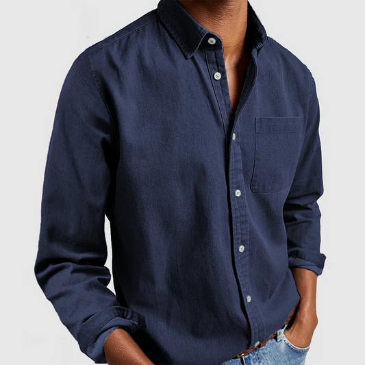 Kieran - Modern Soft-Touch Button-Up Shirt | By Mason & Reed London