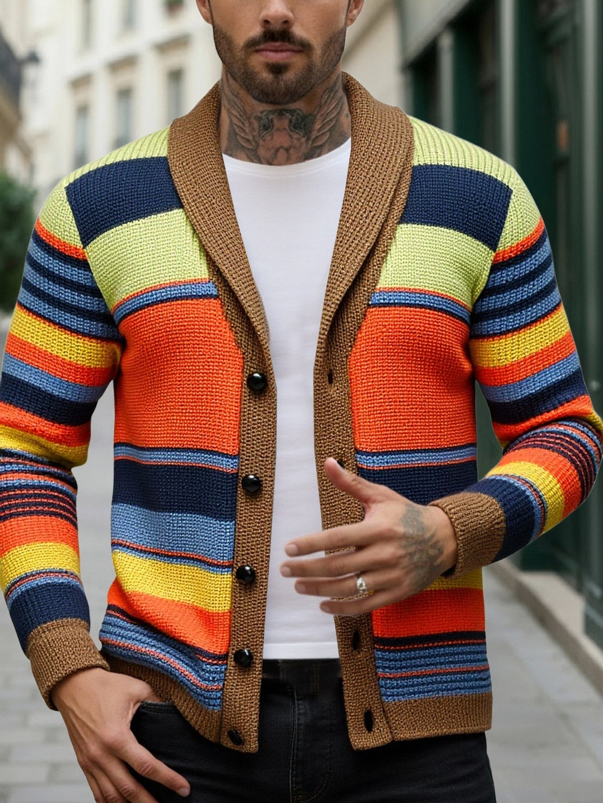 Cody - Relaxed Shawl Cardigan | By Mason & Reed London
