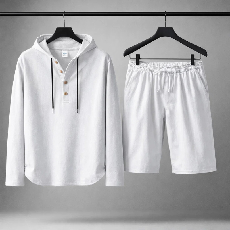Rafferty - Casual Linen Shirt & Shorts Set | By Mason & Reed London