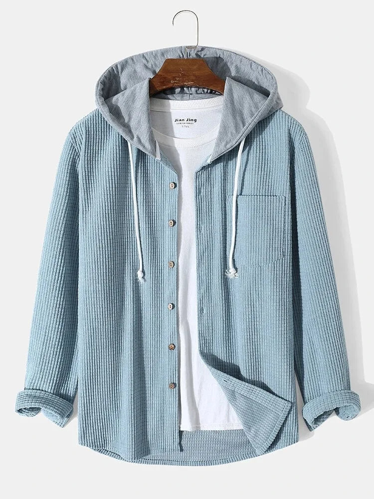 Mika - Relaxed Hooded Overshirt | By Mason & Reed London