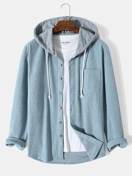 Mika - Relaxed Hooded Overshirt | By Mason & Reed London