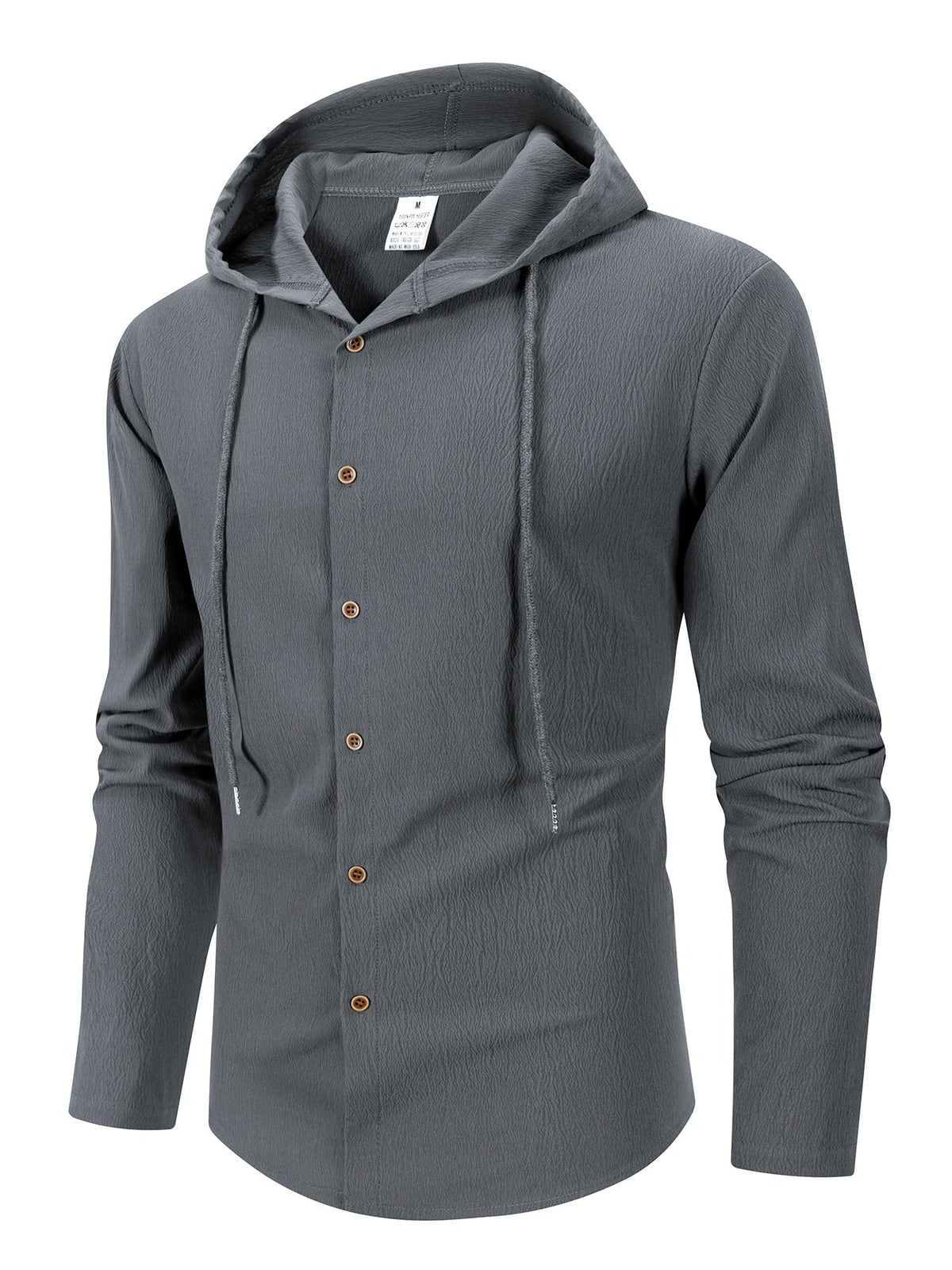 Denzel - Casual Outdoor Hooded Button Shirt | By Mason & Reed London