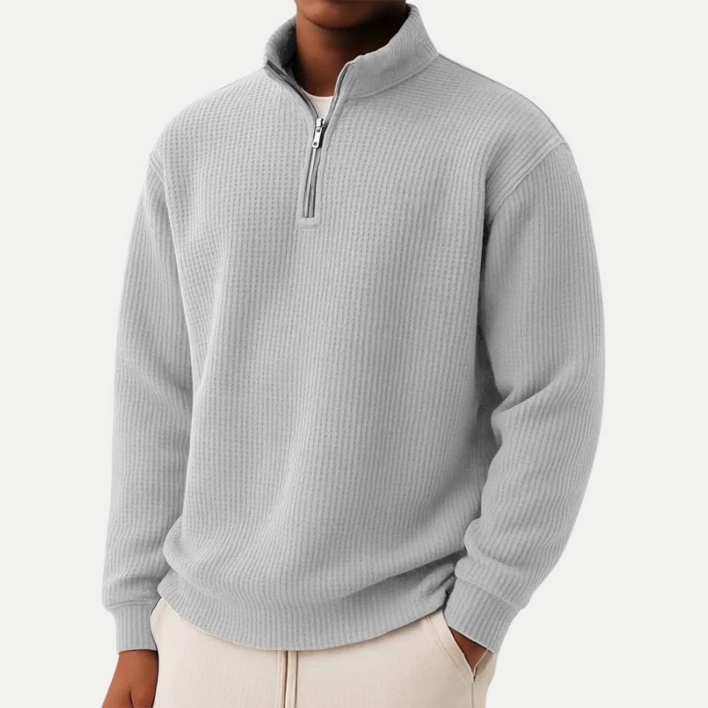 Chase - Zip Sweater | By Mason & Reed London