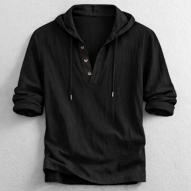 Tiernan - Relaxed Utility Hoodie Shirt | By Mason & Reed London