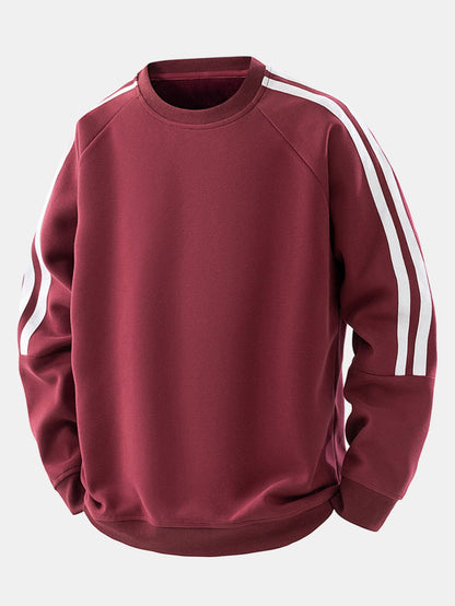 Wayne - Vintage Stripe Crewneck Sweatshirt | By Mason & Reed London