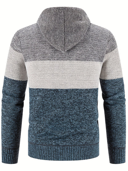 Clinton - Colour Block Hooded Jacket | By Mason & Reed London