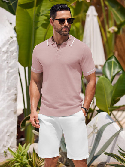 Math - Leisure Knit Golf Polo | By Mason & Reed London