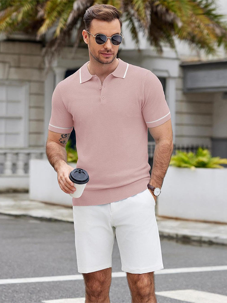 Math - Leisure Knit Golf Polo | By Mason & Reed London