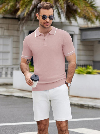Math - Leisure Knit Golf Polo | By Mason & Reed London