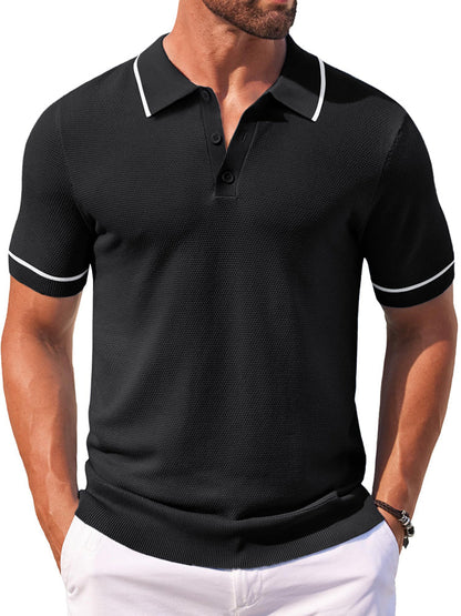 Math - Leisure Knit Golf Polo | By Mason & Reed London