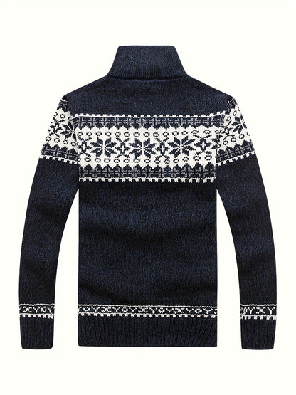 Abraham - Heritage Patterned Cardigan | By Mason & Reed London