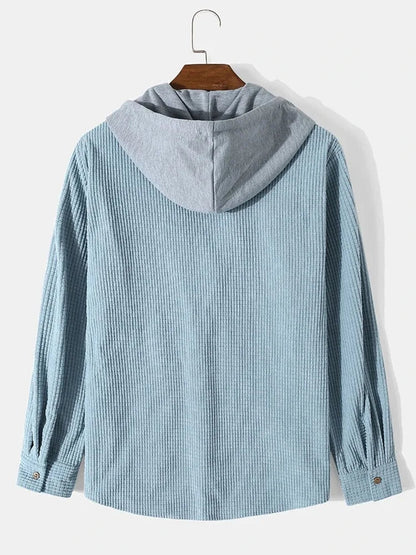 Mika - Relaxed Hooded Overshirt | By Mason & Reed London