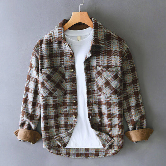 Jeff - Classic Plaid Button-Up Shirt | By Mason & Reed London