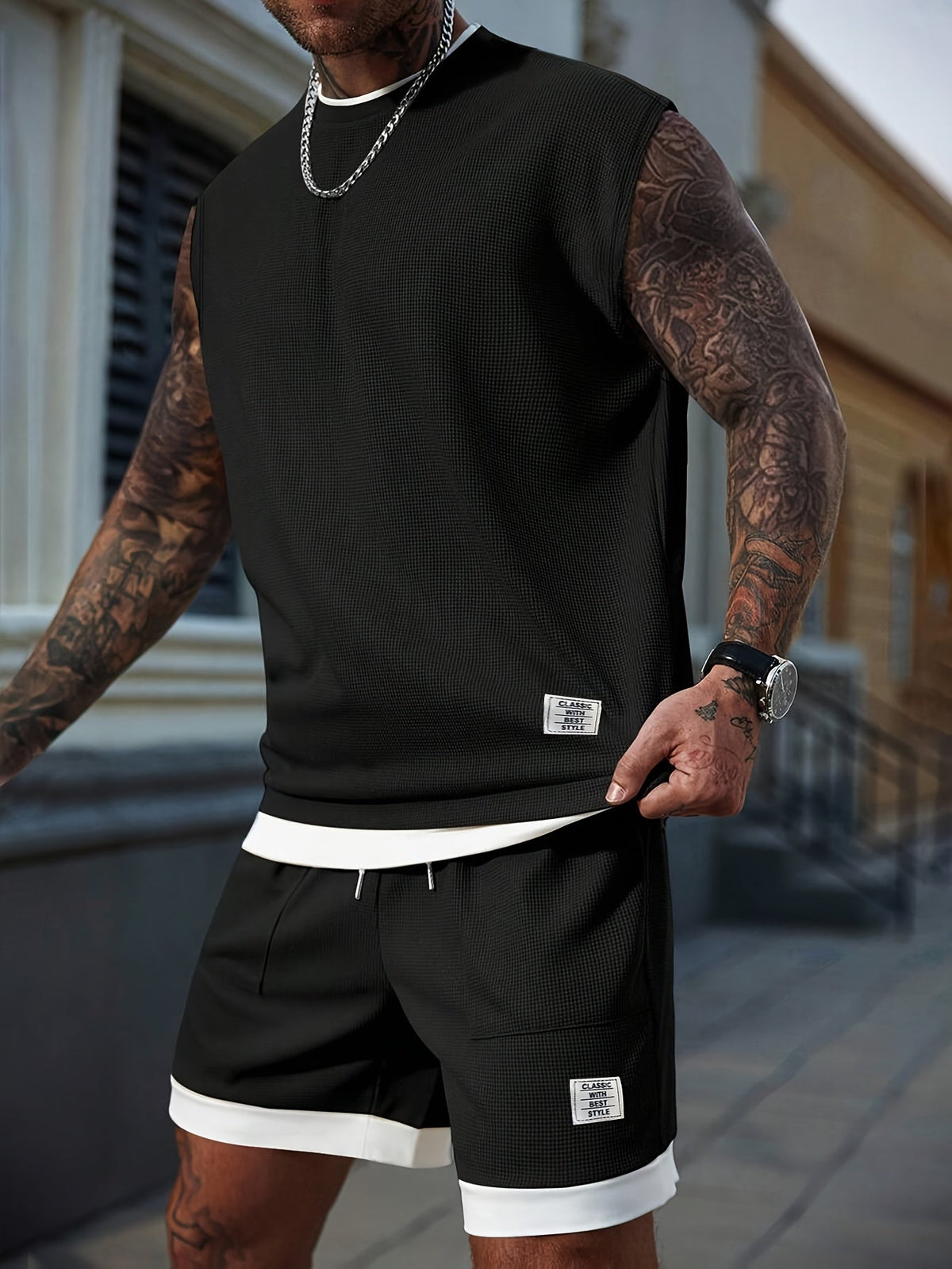 Javier -  Casual Sports Shorts Set | By Mason & Reed London
