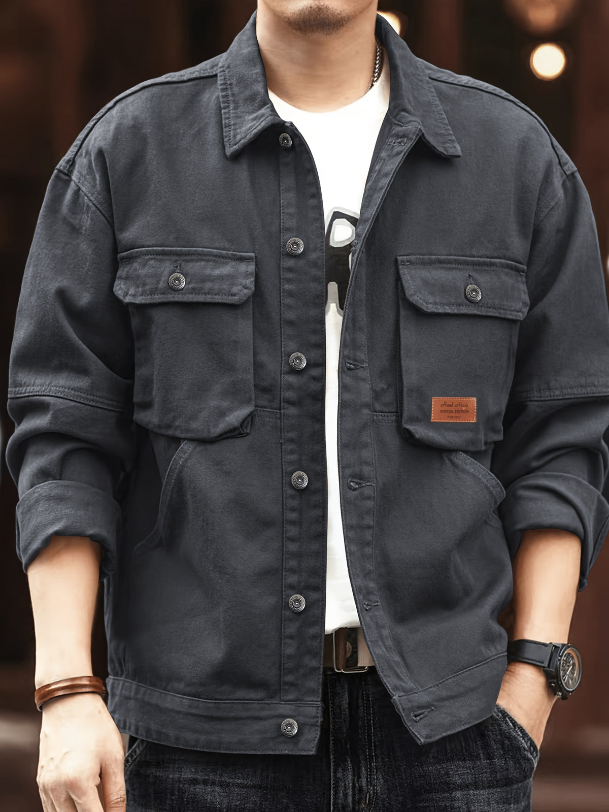 Greg - Casual Multi-Pocket Jacket | By Mason & Reed London