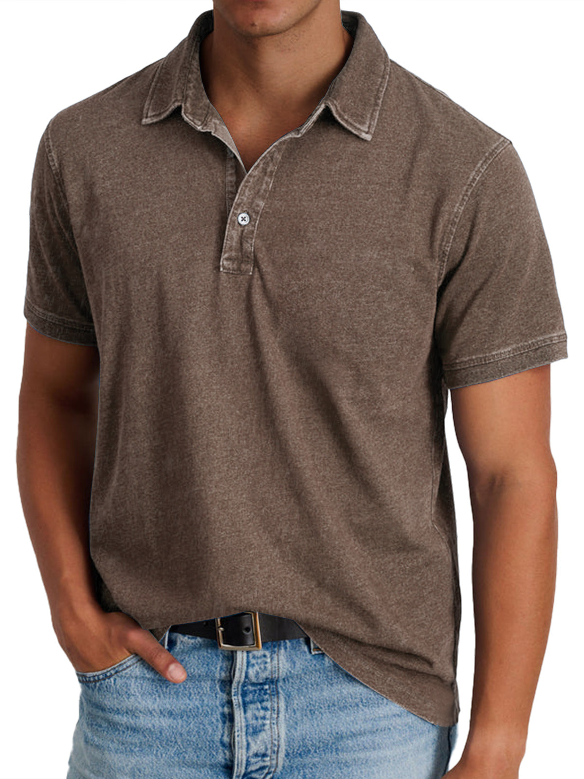 Rocco - Classic Textured Button Shirt | By Mason & Reed London