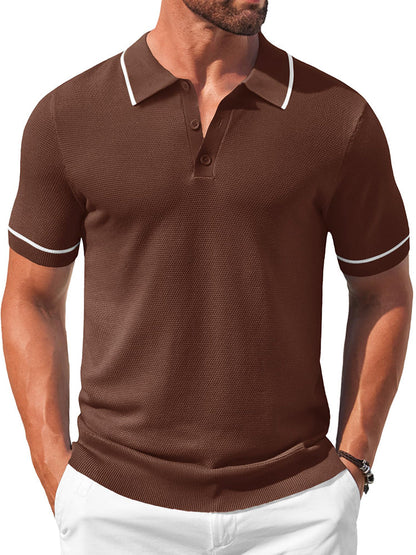 Math - Leisure Knit Golf Polo | By Mason & Reed London