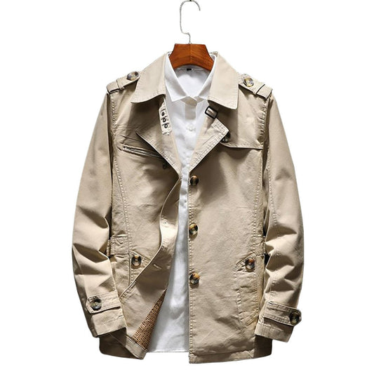 Leroy - Refined Wide Lapel Overcoat | By Mason & Reed London