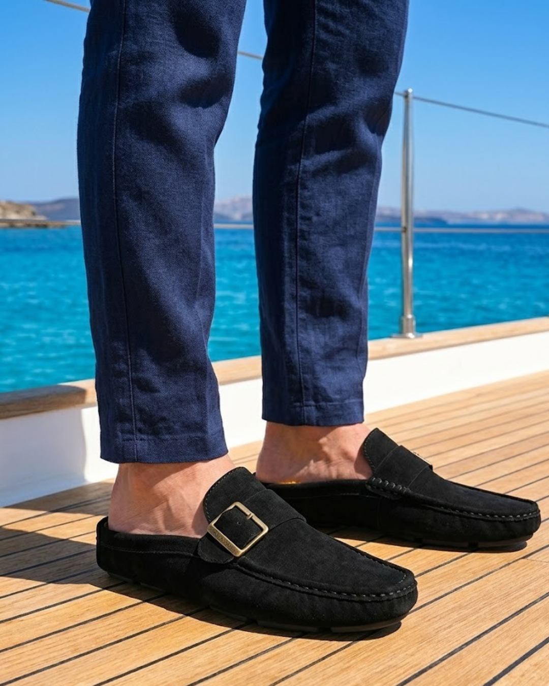 Clay - Relaxed Slip-on Mule Loafers | By Mason & Reed London