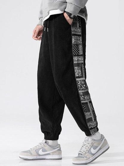 Dennis - Paisley Panel Pants | By Mason & Reed London