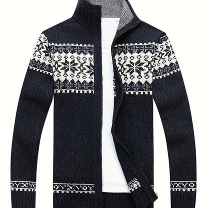 Abraham - Heritage Patterned Cardigan | By Mason & Reed London
