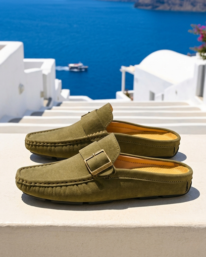 Clay - Relaxed Slip-on Mule Loafers | By Mason & Reed London