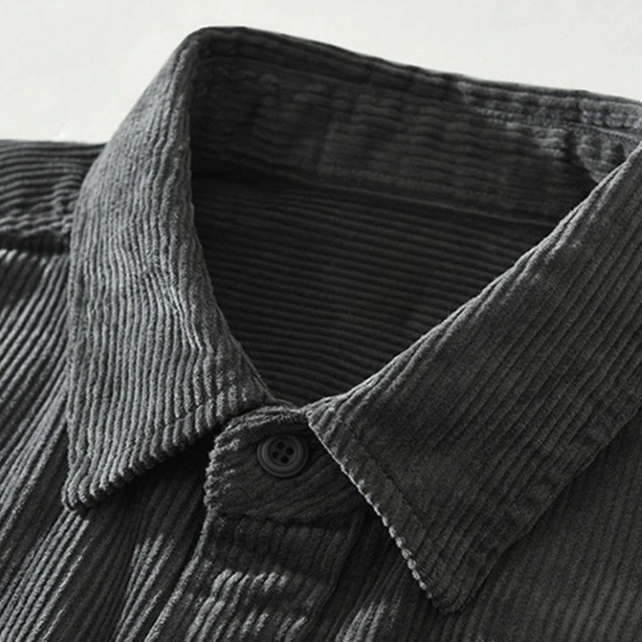 Mercer - Textured Patchwork Button-Up Shirt | By Mason & Reed London