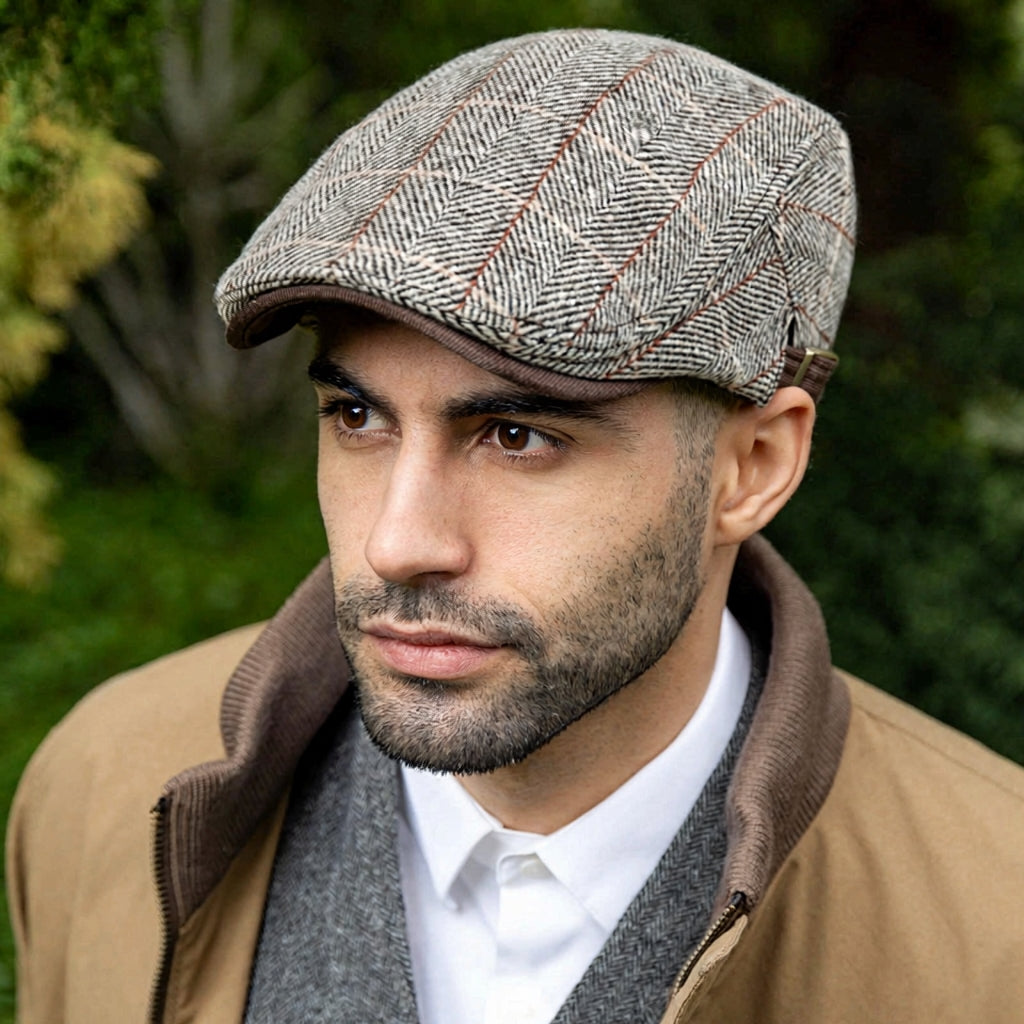 Kasper - Vintage Plaid Oxford Cap | By Mason & Reed London