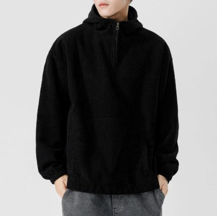 Phillip - Relaxed Quarter-Zip Hoodie | By Mason & Reed London