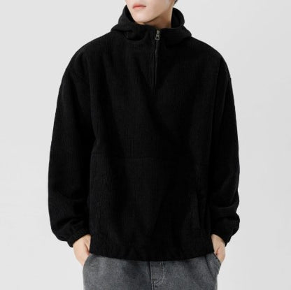 Phillip - Relaxed Quarter-Zip Hoodie | By Mason & Reed London
